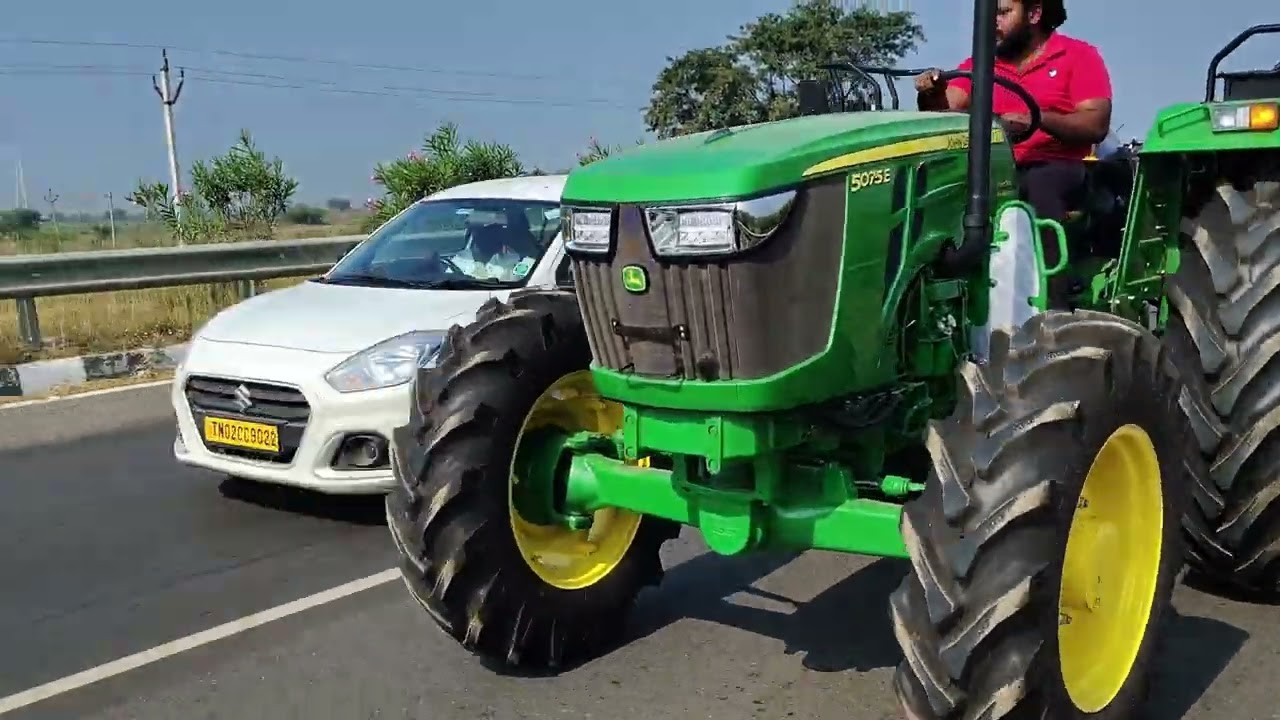 John deere 5075e 4wd 2026 model #automobile #johndeere #dspharvestingvlogs#farming #agriculture 