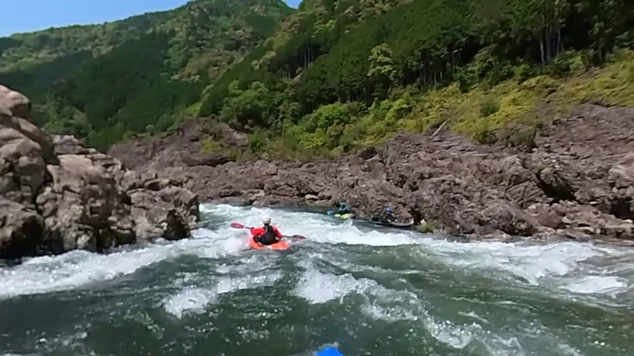 Aire Bakraft expedition 北山川パドリング2022年5月8日（神護から田戸）