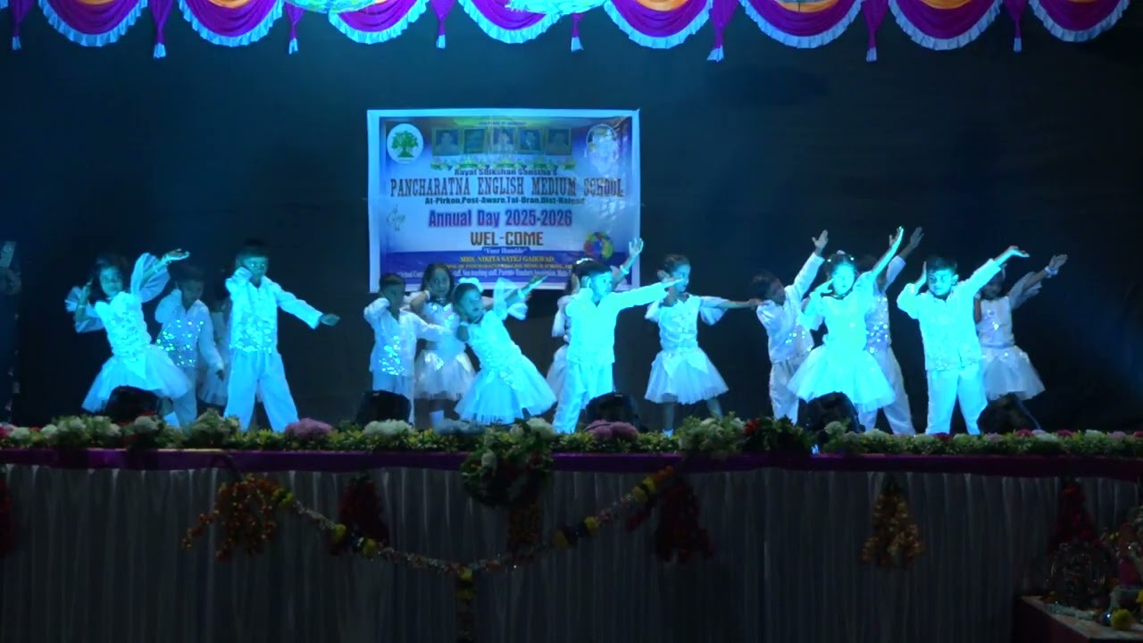 Jr.Kg Student chak dhum dhum