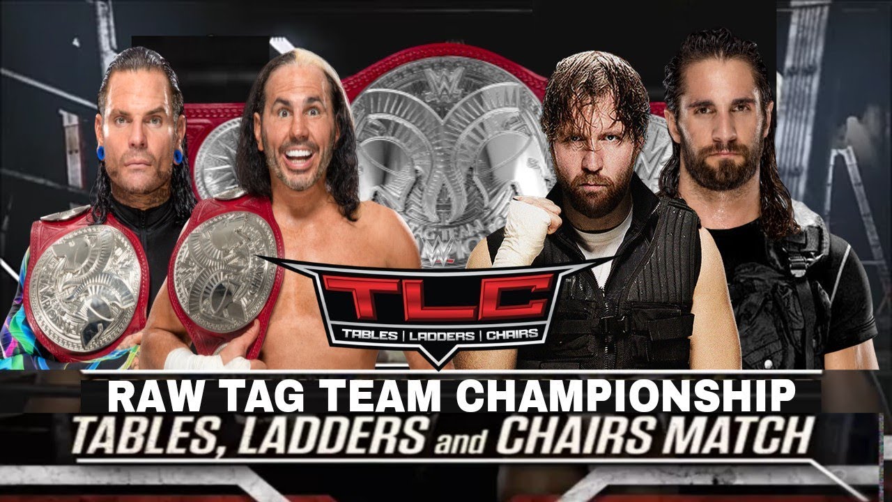 WWE 2K18 Epic online TLC match highlights: Hardy Boyz vs Ambrose & Rollins