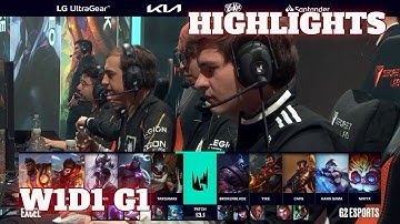 G2 vs XL - Highlights | Week 1 Day 1 LEC Winter 2023 | G2 Esports vs Excel W1D1