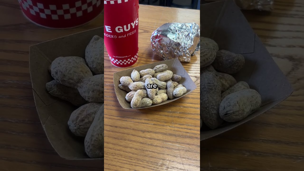 The Real Reason 5 Guys Gives Out FREE Peanuts 