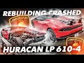 REBUILDING CRASHED LAMBORGHINI HURACAN LP-610 FROM IAAI AUTO AUCTION