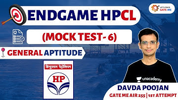 GENERAL APTITUDE- 6 | HIGHLY RELEVANT QUESTIONS FOR HPCL 2021 | Davda Poojan