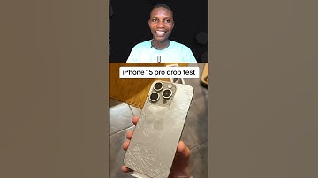 Your iPhone 15 Pro Drop Test is not real 😏 #tech #reaction #short #shorts