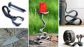 Useful Hand forged metal deco for everyday life / Blacksmith Projects For Beginners