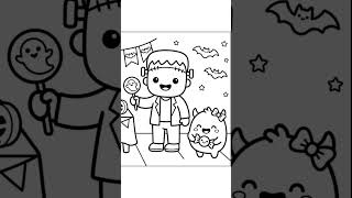 FREE Printable Kawaii Halloween Coloring Pages for Kids! 🎃