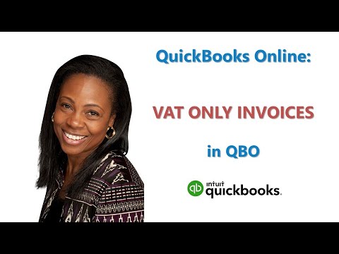 QUICKBOOKS | How to Enter a 100% VAT Tax Only Purchase Invoice