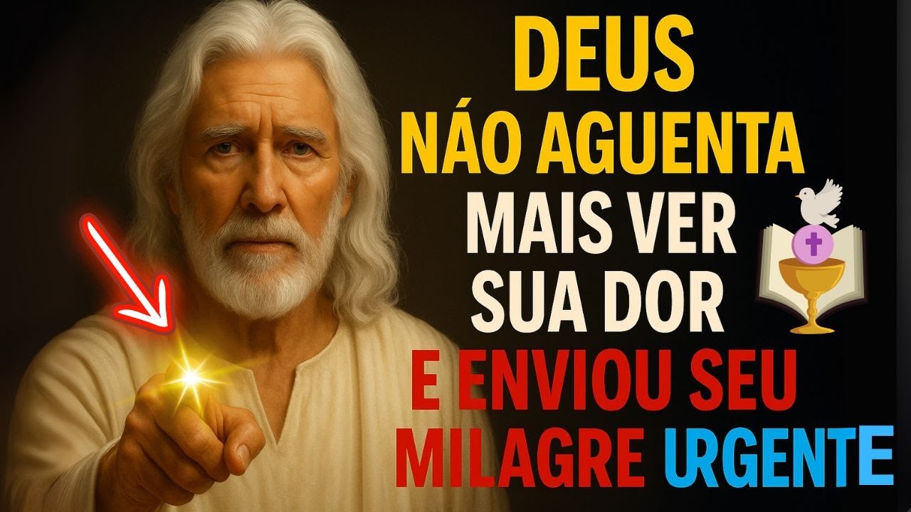 DEUS NÃO AGUENTA MAIS VER SUA DOR E ENVIOU SEU MILAGRE