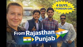 4 Local Indian Guys + 1 Solo Female Biker Explore Rural Rajasthan 🇮🇳 - Motorbike Adventure