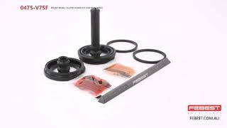 0475-V75F FRONT BRAKE CALIPER REPAIR KIT FOR MITSUBISHI