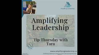 Tip Thursday with Tara - Inspiring Change
