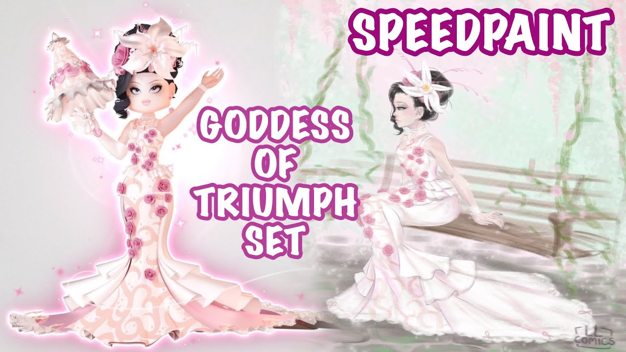 Goddess Of Triumph Set Royale High Speedpaint Youtube