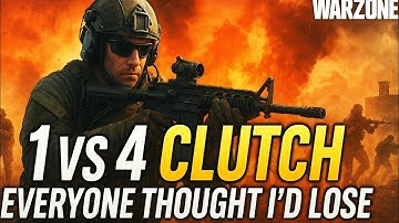 Call Of Duty Warzone : 1 VS 4