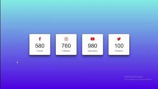 how To Make Counter On websites Using HTML CSS and JavaScript |create counter up