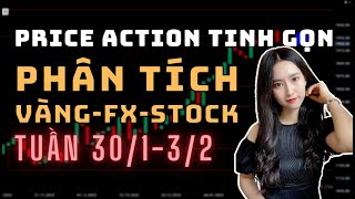 ✅ Phân Tích VÀNG-FOREX-STOCK Tuần 30/01-03/02 Theo Phương Pháp Price Action Tinh Gọn | TraderTop