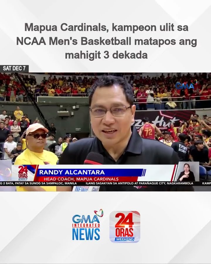 Mapua Cardinals, kampeon ulit sa NCAA Men's Basketball matapos ang mahigit 3 dekada| 24 Oras Weekend