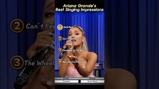 Ariana Grande'sBest Singing Impressions🎤🔥 #trending  #viral  #celebrity #shorts
