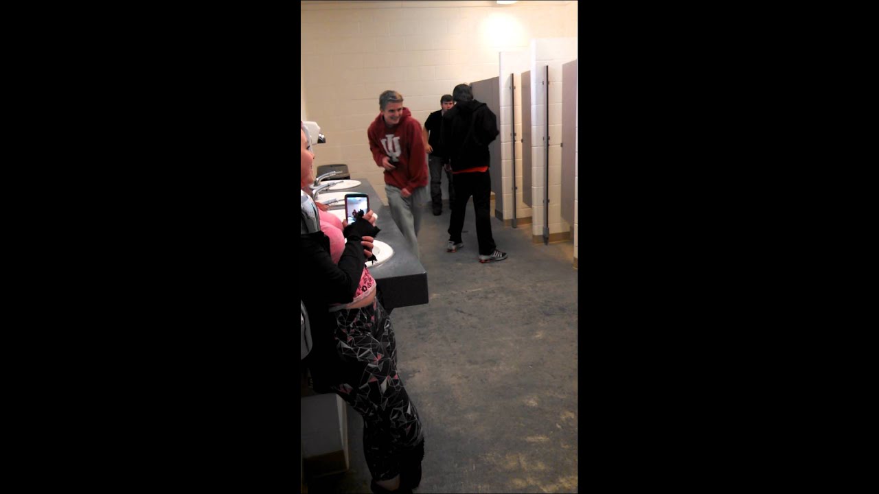 Public restroom fight BC Indiana YouTube