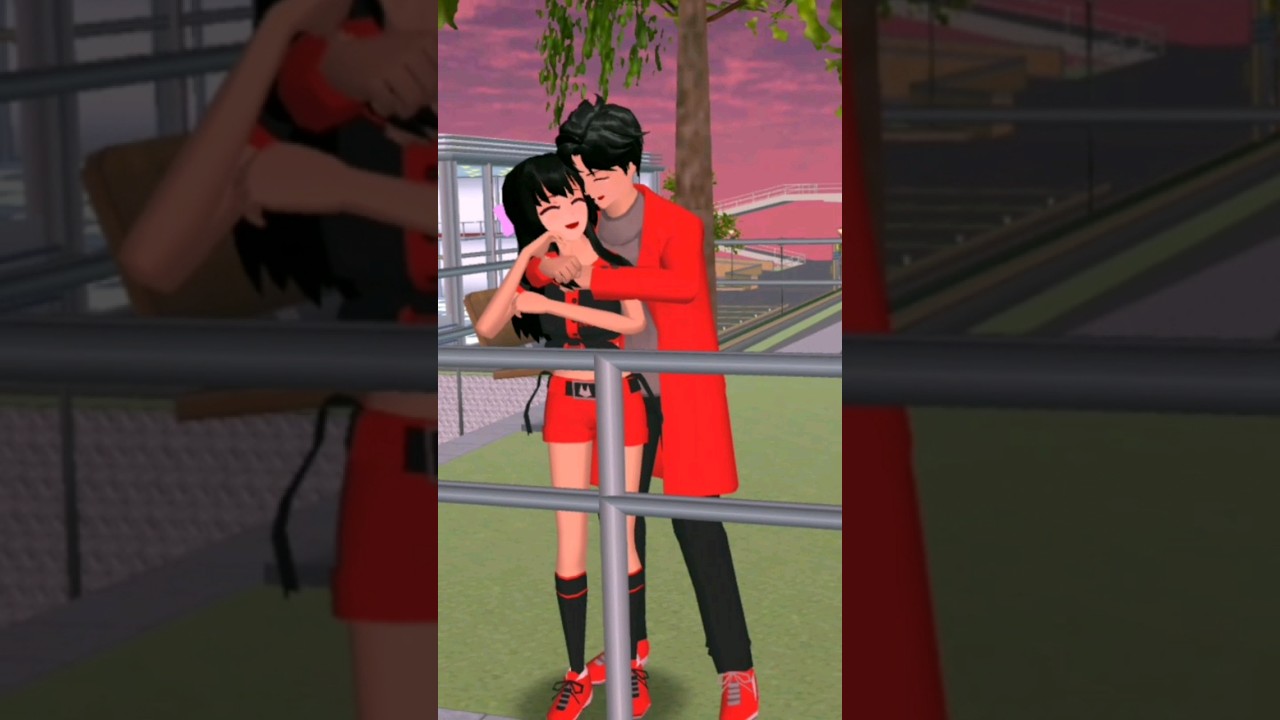 Happy couples with beautiful nature ✨ Sakura school simulator 🌸 