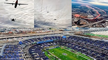 GOLDEN Knights Perform DEATH Defying Stunt at 2025 Army Navy Game