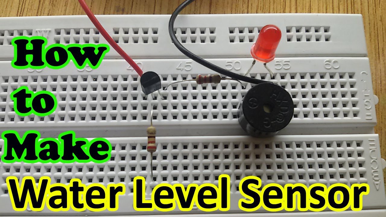 How to make Water Level Sensor | water level indicator | water sensor