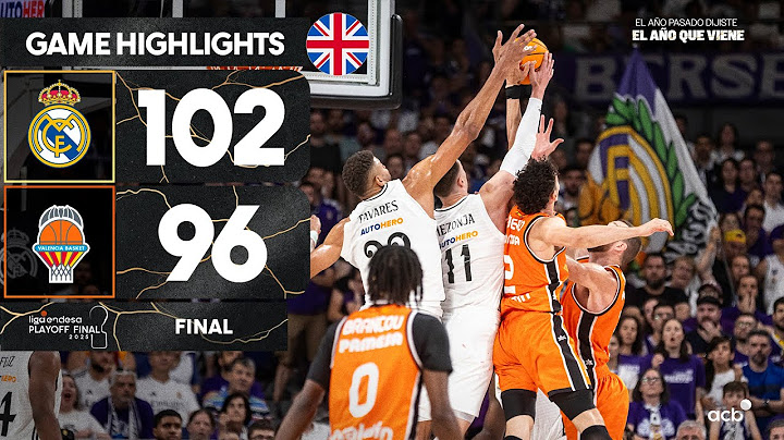 Real Madrid - Valencia Basket (102-96) GAME HIGHLIGHTS | Playoff Final Liga Endesa 2025