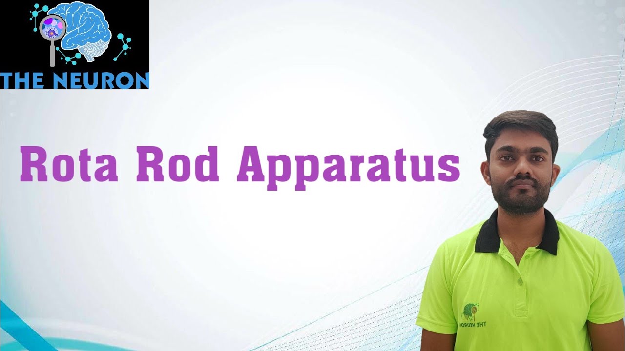 Experimental Pharmacology- Rota Rod Apparatus - YouTube