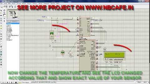 Lm35 interfacing with pic 16f877 through adc0808