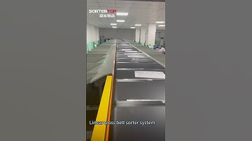 Linear cross belt sorter system