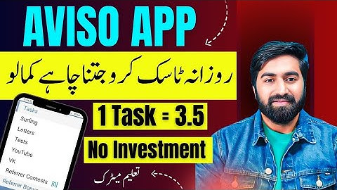 Aviso App Task Working - Full Guide | Aviso Website Per kam kaisay kare | Aviso Withdraw Process 