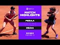 Jessica Pegula vs. Naomi Osaka | 2021 Rome Round 2 | WTA Match Highlights