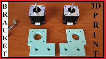 3D PRINTER BUILD PART 7 - MOTOR BRACKETS FOR Y AXIS