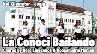 La Conoci Bailando  Line Dance  Choreo By Roro Linedance U0026 Roosamekto Mamek  Nol Kilometer Jogja