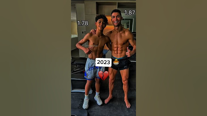ronald and ronaldo Jr height 😳 #cr7 #ronaldo