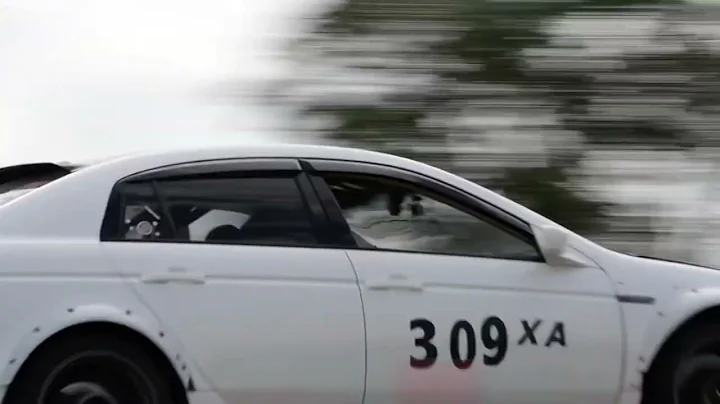 Acura TL Autocross Mowog 6 course footage