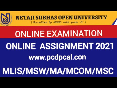 nsou pg assignment link