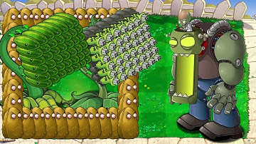 Threepeater Gatling Vs Melon Pult Vs Dr Zomboss Plants Vs Zombies Battlez