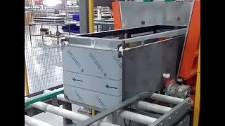 Refrigerator Cabinet Foam Line Video