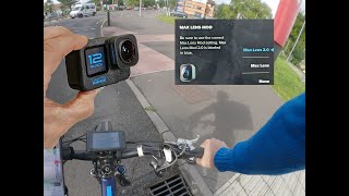 GoPro Hero 12 Max Lens 2.0 vs 1.0 delivering by Cardiff Courier GIGS 223 views 7 months ago 5 minutes, 32 seconds