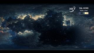 New project 3844: Animation of a space scene using a 16K 360° HDRI texture.