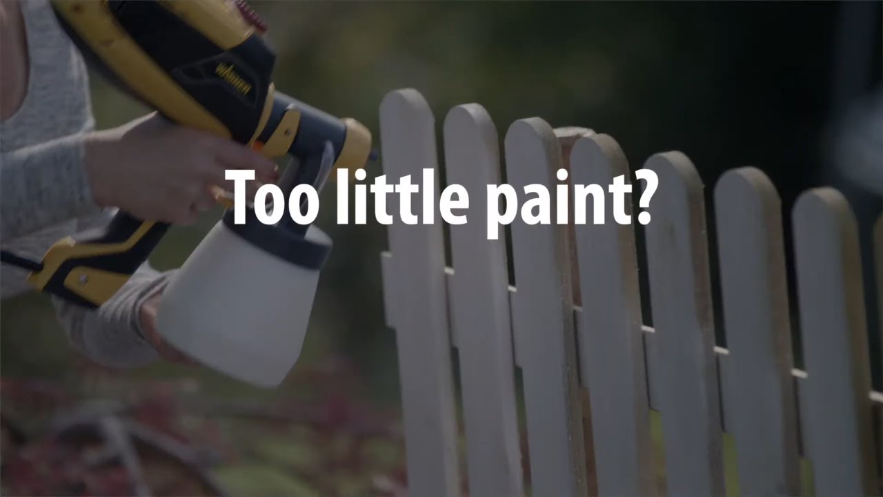 Not enough paint? Tips & tricks for paint spraying a fence WAGNER