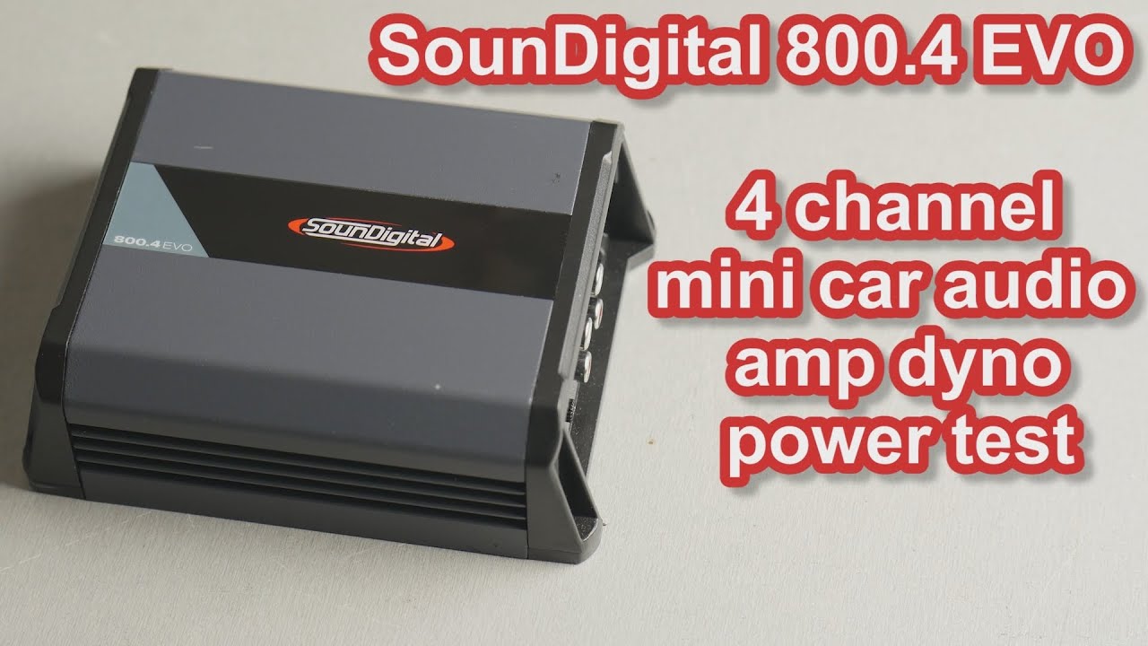 800.4 4Ω Evo6 SounDigital 4チャンネル アンプ | ヤマダウェブコム