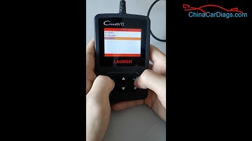 Launch Creader VI Code Reader function list & speed test