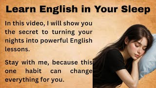 How to Learn English in Your Sleep Every Night | Shocking Trick | Bookish English 2