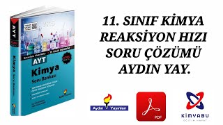 Kimyasal Tepkimelerde Hiz Soru Çözümü - Aydin