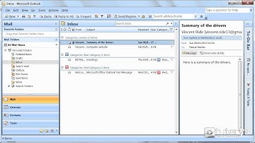 How to sort emails with Outlook 2007?