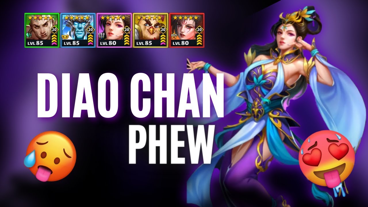 Diao Chan Is The New Pretty Face And She's Amazing Raids Empires and Puzzles YouTube