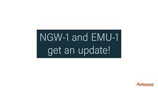 Case Study - Updates to NGW-1 and EMU-1