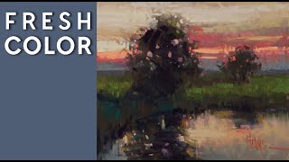 Landscape Painting Demo – Fresh Color